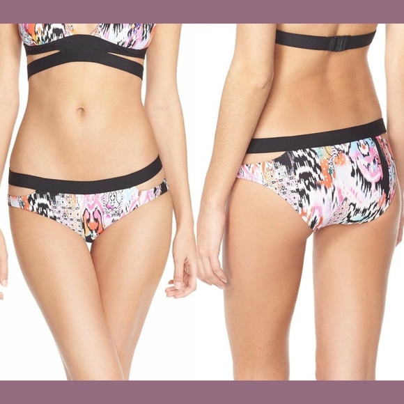 NWT Seafolly 'Beach' Split Band‎ Hipster Bikini Bottoms [SZ 10 US/ 14 AUS] - Picture 1 of 6